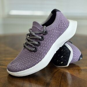 Allbirds Tree Dasher 2 Running Shoes Grey White Black Brand New Women's Size 5